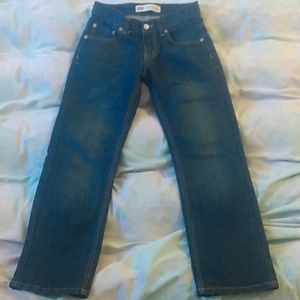 Boys Levi's size 10, regular fit, dark blue denim